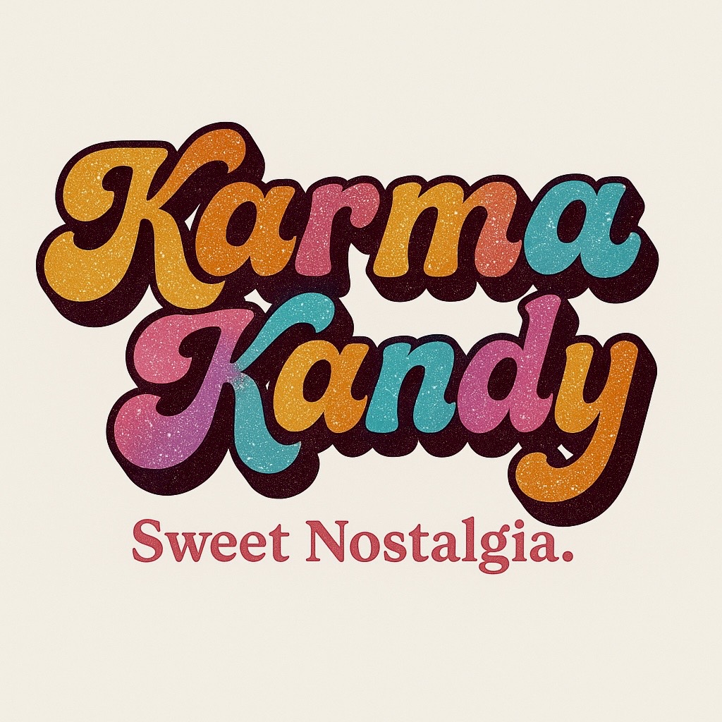 Karma Kandy logo – Sweet Nostalgia, ouderwets en exclusief snoep
